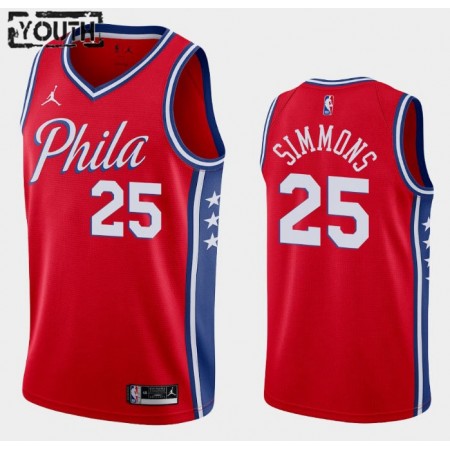 Philadelphia 76ers Ben Simmons 25 Jordan Brand 2020-2021 Statement Edition Lasten Pelipaidat Swingman
